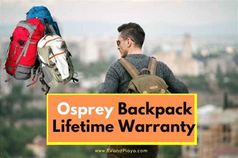 osprey warranty claims